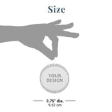 Let's Make Memories Personalized Photo Ornament - Customize with Photo - Round Keepsake Ornament for 2023 Let's Make Memories