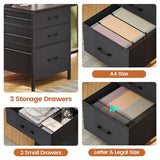 VIGKOOK L Shaped Gaming Desk with Shelves, Reversible Computer Desk with Power Outlet & LED Lights, Home Office Desks Writing Desk with 3 Drawers Monitor Stand Storage Hutch (Grey) VIGKOOK