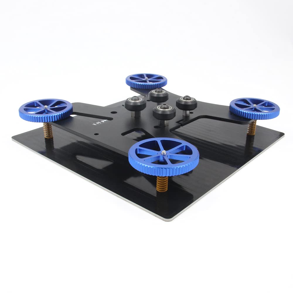 Zeberoxyz 4PCS Aluminum Hand Twist Leveling Nut Diameter60mm with 4PCS Hot Bed Die Spring with 4PCS M4x40mm Screws for Creality 3D Printer CR-10/Ender-3/Ender 3 Pro/Ender 5 (Diameter 60mm-Aluminum) Zeberoxyz