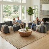 Boneless Loveseat Sleeper Sofa Bed: 3-in-1 Convertible Sofa Bed with Side Pockets & Handle,Pull Out Couch with 2 Pillows,Folding Futon for Small Space,Living Room & Bedroom,Corduroy Fabric,No Assembly Winzoo