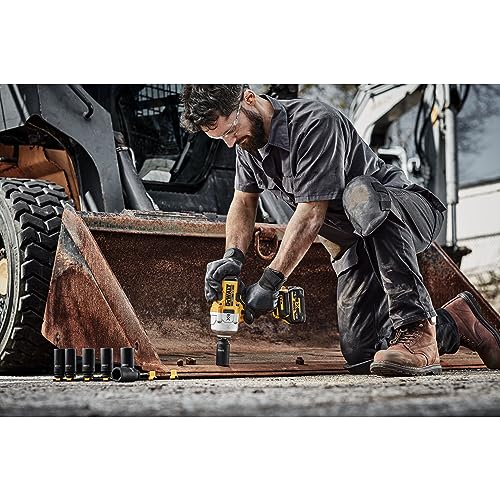 DEWALT 20V MAX Cordless Impact Wrench, 1/2" Hog Ring, High Torque, Brushless, Bare Tool Only (DCF961B) - WoodArtSupply