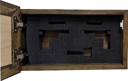 Bellewood Designs Decorative Deer Scene Wall-Mounted Secure Hidden Gun Cabinet - Concealed Gun Safe To Securely Store Your Gun & Home Self Defense Gear Bellewood Designs