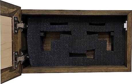 Bellewood Designs Decorative Deer Scene Wall-Mounted Secure Hidden Gun Cabinet - Concealed Gun Safe To Securely Store Your Gun & Home Self Defense Gear Bellewood Designs