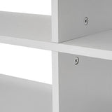 Panana TV Stand, 4 Cubby TV Stand for 60 inch TV, Farmhouse Television Stands Entertainment Center Media Stand with Storage TV Table Stand for Living Room (White 55 inches) Panana