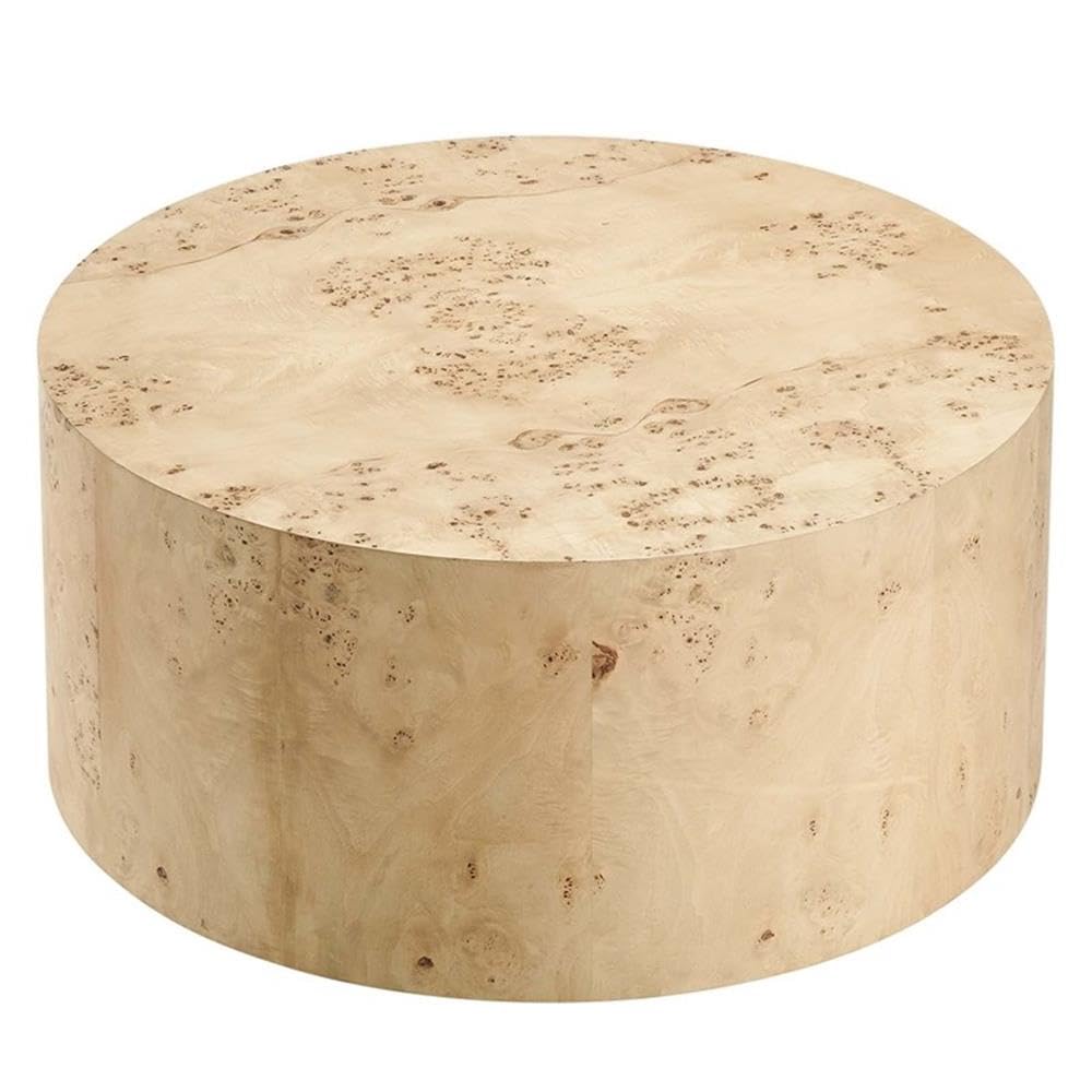 Modway EEI-6274-NAB Cosmos 35" Round Burl Wood Coffee Table, Natural Burl Modway
