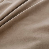 OctoRose Full Size 54x75x8 inch 3 Side Zipper Classic Soft Micro Suede Futon Cover Sofa Daybed Mattress Slipcover (Waterproof-Tan, Full Size) OctoRose