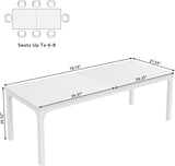 Tribesigns 78.7 Inches Extra Long Computer Desk 2 Person Desk, Double Long Desk, Workstaion for Home Office Tribesigns