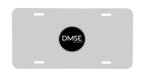 DMSE Wholesale Blank Metal Aluminium Automotive License Plate Plates Tag for Custom Design Work - 0.025 Thickness/0.5mm - US/Canada Size 12x6 Made in USA (White, 1 Plate) DMSE Wholesale