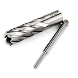 OSCARBIDE Annular Cutter 3/4 inch Cutting Diameter 2 inch Depth of Cut,3/4 inch Weldon Shank 2 Flat Mag Drill Bit with Pilot Pin for Magnetic Drill Press,1 Piece OSCARBIDE