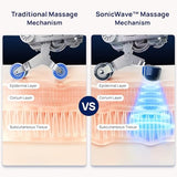 Lifevibe VAT Massage Chair Full Body VibroAcoustic Sonic Wave, SL-Track Zero Gravity Recliner with 25 Auto Modes, Smart Body Scan, Extendable Footrest, Reading Lamp, White Lifevibe