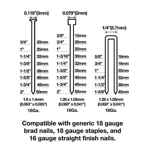 Freeman PXL31 Pneumatic 3-in-1 16-Gauge and 18-Gauge 2" Finish Nailer and Stapler - WoodArtSupply