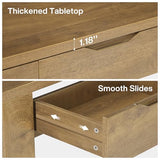 Tribesigns Console Table with 3 Drawers, 67-Inch Long Sofa Table Behind The Couch with Storage Shelf, Narrow Farmhouse Entryway Furniture for Living Room, Hallway, Foyer, Brown Tribesigns