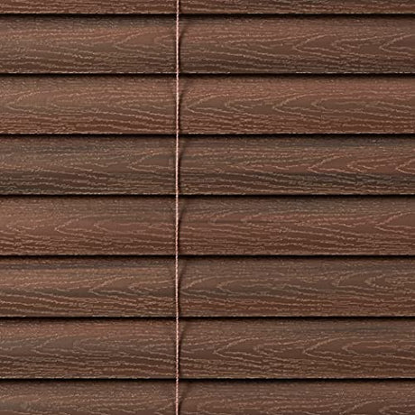 Achim Home Furnishing Cordless GII Luna 2" Slat Mahogany Venetian Window Blinds 39" W x 64" L PowerSellerUSA