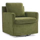 KISLOT Swivel Accent Chair Rocking Recliner 360 Degree Swivel Armchair Machine-Washable Cover for Nursery Living Room Bedroom