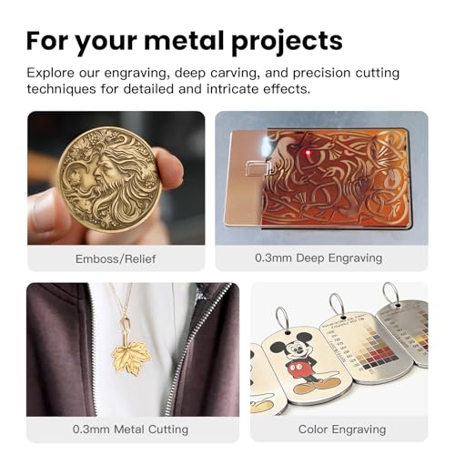 Mr.Carve S4-20W Fiber Laser Marking Machine for Metals&Jewelry&Plastics,Fiber laser engraver with Lightburn compatibility MR. CARVE