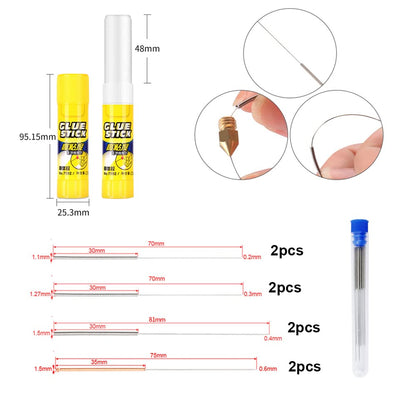 3DZWMAN 55PCS FDM 3D Printer Tool Kit Cleaning Nozzle Tool, Grinding Tools,Calipers,3D Model Repair and Cleaning Brush - WoodArtSupply