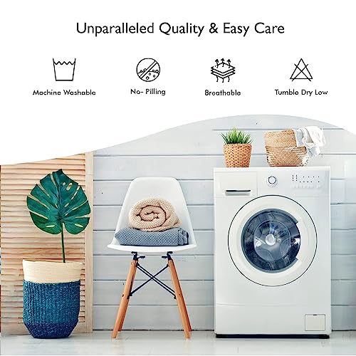 Linenwalas Duvet Cover Set King Size - Viscose Derived from Bamboo Soft, Breathable, Light Weight, Cooling Comforter Cover with Zipper Closure and Corner Ties (King, Taupe) Linenwalas