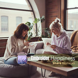 ETSPIL Embroidery Kit for Adults & Beginners — Learn Easily with 4K Videos, 2 Hoops, Pre-Printed Floral Patterns, Beginner-Friendly Stitches, Relaxing Craft for Women