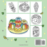 Delicious Dishes - Cute Bold & Easy Coloring Book: For Adults and Teens. Bold and Global Gourmet Food Dishes Design for Relaxation WoodArtSupply