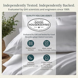California Design Den Twin Fitted Sheet White, 100% Cotton 400 Thread Count Sateen, No Pop-Off Elastic, Soft & Durable (Twin, White) California Design Den