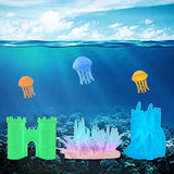 ERYONE Glow in The Dark Filament PLA 1.75mm +/-0.03mm, 250g*4 Pack/Spool, Glow Rainbow/Glow Blue/Glow Orange Yellow/Glow Green ERYONE