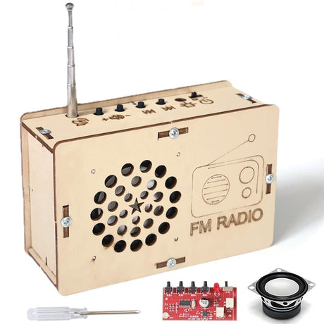 Science Kits for Kids Age 5-7 8-12 12-14 STEM Toys for Boys Girls Age 8-13 Christmas Birthday Gifts for 6 7 8 9 10 11 12 13 14 Year Old Girls Boys Teens DIY Building Radio Kit Electronic for Kids ANNISOKA