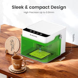 Mecpow M1 Mini Laser Engraver, 5W Laser Cutter Portable Desktop Laser Engraving, 100x100mm Engraving Area, 10000 mm/min Engraving Speed,Accuracy up to 0.01 mm, Eye Protection Design Mecpow