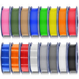 SUNLU 16 Color PLA Filament Bundle Multicolor, PLA 3D Printer Filament 1.75mm, Individually Vacuum Packed, 0.25kg per Spool, 4kg in Total, 16 Pack. (4 Transparent Color and 12 Regular Solid Color)