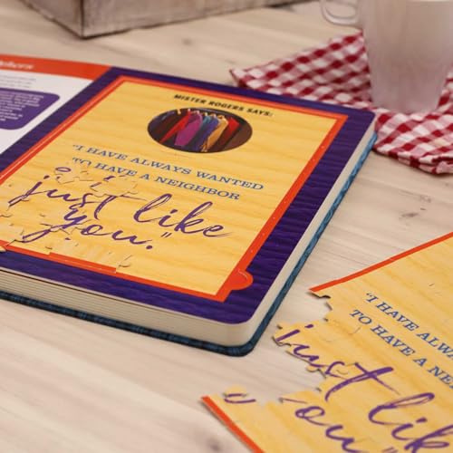 Mister Rogers' Neighborhood: Pieces of Wisdom Jigsaw Puzzle Book (Jigsaw Puzzle Books) WoodArtSupply