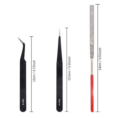 DAOKI Resin 3D Printer Tool Kit Clean Basic Tools with Plier, File, Tweezer, Trimmer Pen, Resin Filter, Scraper, Plastic Remove Tool, Silicone Mat for SLA DLP LCD 3D Printer Accessories - WoodArtSupply