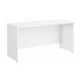 Bush Business Furniture Studio C 60W x 24D Credenza Desk in White, Computer Table for Home or Professional Office Bush Furniture
