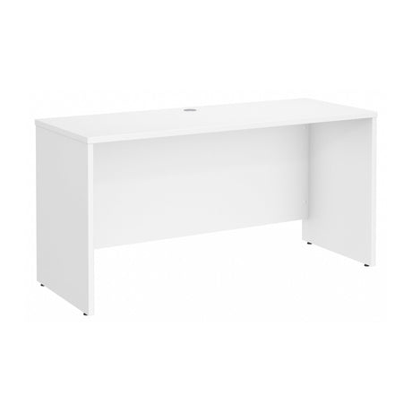 Bush Business Furniture Studio C 60W x 24D Credenza Desk in White, Computer Table for Home or Professional Office Bush Furniture