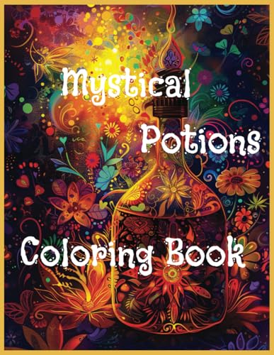 Mystical Potions Coloring Book WoodArtSupply