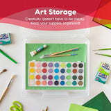 IRIS USA Board Game Storage Craft Organizer Box with Snap-Tight Latch Lid, 6-Pack Portable Plastic Case Bin for Puzzles, Magazines, Hobbies, Art Supplies, Fits 8.5" x 11" & A4 Papers, Thick, Clear IRIS USA, Inc.