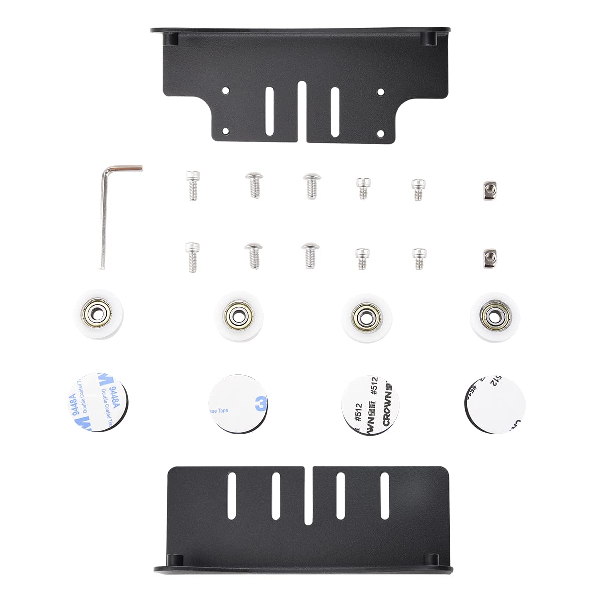 BCZAMD 3D Printer Upgrade Parts Filament Spool Holder Adjustable Printing Material Mount Rack Bracket Smooth with Bearing for Ender 3 V2 Pro Ender 5 Series CR10S S4 SE/ 3D20/ TEV Nereus/X-Pro BCZAMD