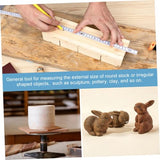 FIXOSHEE Caliper Divider Measuring Tool for Wood Turning Projects Outside Calipers Accurate Measuring Gauge Portable and Woodworking Tool FIXOSHEE