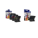 Brother LC201 Ink Cartridge (Black, Cyan, Magenta, Yellow, 4-Pack) in Retail Packaging Brother