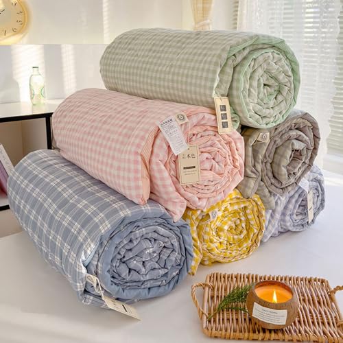 Coverlets Summer Bedspreads Spring Quilt Air Conditioning Quilt Summer Single Cool Quilt 200*230/150*200cm Machine Washable Thin Quilt Clouds Cotton Soft For All Season,Soft And Comfortable ( Color : Bxzpzplj