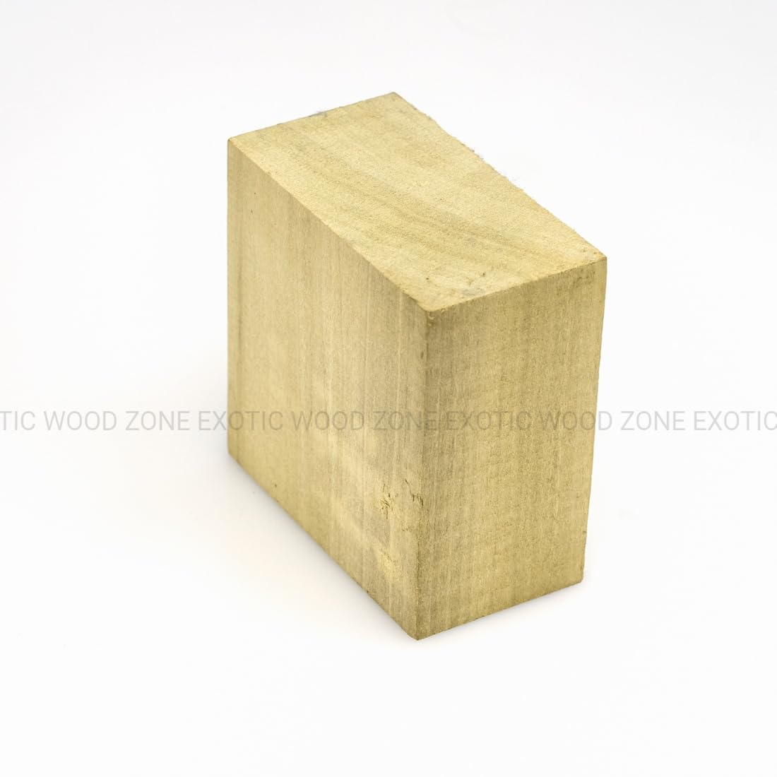 Exotic Wood Zone's Yellow Poplar Bowl Blanks | Turning Wood Blanks | Turning Wood for Lathe Craftsmanship (2, 4" x 4" x 2") Exotic Wood Zone