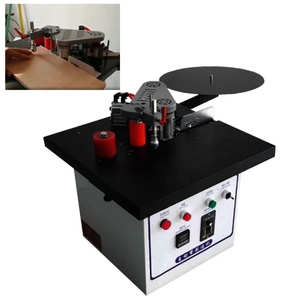 Edge Banding Machine Set, Desktop Edge Banding Machine 2~6m / min Woodworking Edge Bander Banding Machine Stepless Electronic Speed Regulation Curve - WoodArtSupply