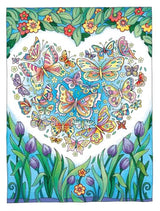 Creative Haven Butterflies Flights of Fancy Coloring Book (Adult Coloring Books: Insects) Dover Publications