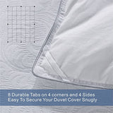 MAPLE DOWN Soft King Size Comforter Duvet Insert-Down Alternative Comforter Quilted with Corner Tabs-Lightweight Breathable Brushed Microfiber Machine Washable (King, 106"x90") MAPLE DOWN