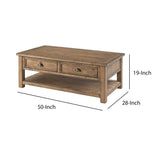 Martin Svensson Home Monterey Solid Wood Coffee Table, Reclaimed Natural Martin Svensson Home