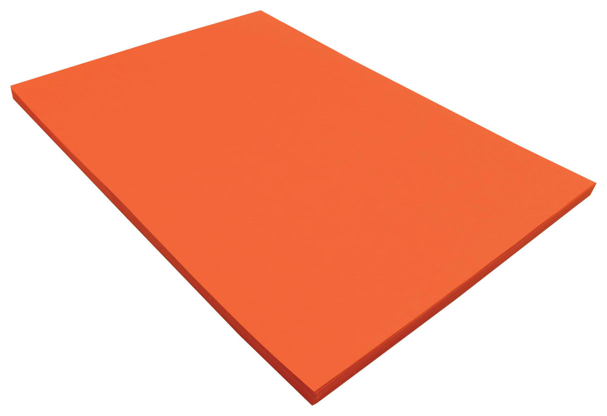 Pacon 103002 Tru-Ray Construction Paper, 76 lbs., 9 x 12, Orange, 50 Sheets/Pack Tru-Ray