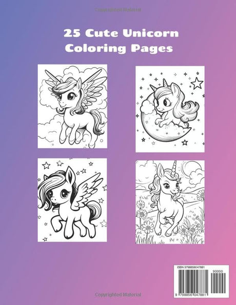 Unicorn Coloring Book: Ages 4-8 WoodArtSupply