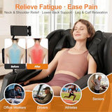 GOLD TIME Upgraded Massage Chair Full Body, Zero Gravity Recliner with Heat, 10 Fix Points, Bluetooth, Touch Screen, Footrest, Shiatsu Massage Chair Full Body for Parents, Seniors & Easy Assembly GOLD TIME