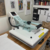 BetterSub Heat Press 15x15 inch Digital Heat Press Machine, Slide Out Industrial Quality T-Shirt Heat Transfer Machine Teal BetterSub