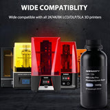 Aceaddity ABS-Like Pro Printer Resin - 405nm UV-Curing Standard Photopolymer Resin with Hardness and Toughness for LCD/DLP/SLA 3D Printers, High Precision & Non-Brittle (White, 1kg) Aceaddity