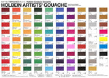 Holbein Artist Gouache Set G703 : 18 x 5ml tubes Holbein