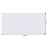 2 Pack Large Blank Banners, SUMERSHA 2 x 4 Feet Polyester Oxford Cloth White Banner with Hanging Rope for Wall Signs, DIY Painting, and Writing, Indoor Outdoor Display and Party Decoration SUMERSHA